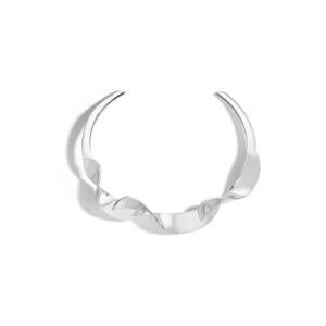 NEW DEMARSON women's livy collar necklace in silver